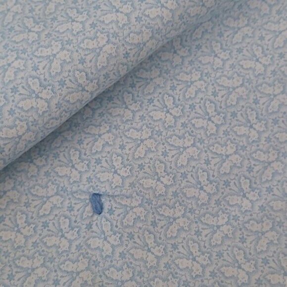 vintage precious moments blue tie ABC lion character print baby quilt retro - Picture 4 of 16